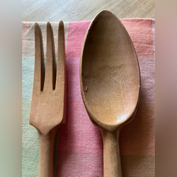 Vintage MCM wooden utensils - Picture 4 of 6